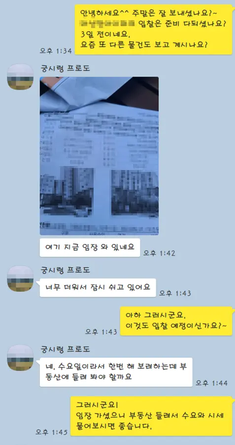 입찰 전후 실시간 피드백